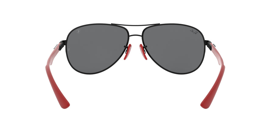 RB8313M Scuderia Ferrari Collection – Black / Grey Mirror Silver