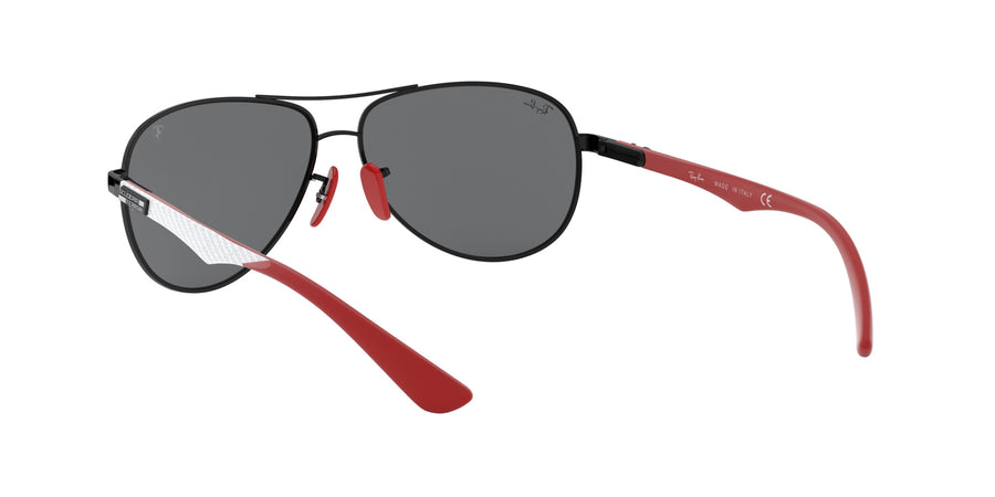RB8313M Scuderia Ferrari Collection – Black / Grey Mirror Silver