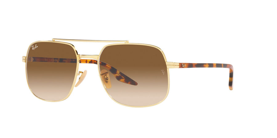 2000'S Vibes RB3699 – Arista / Clear Gradient Brown