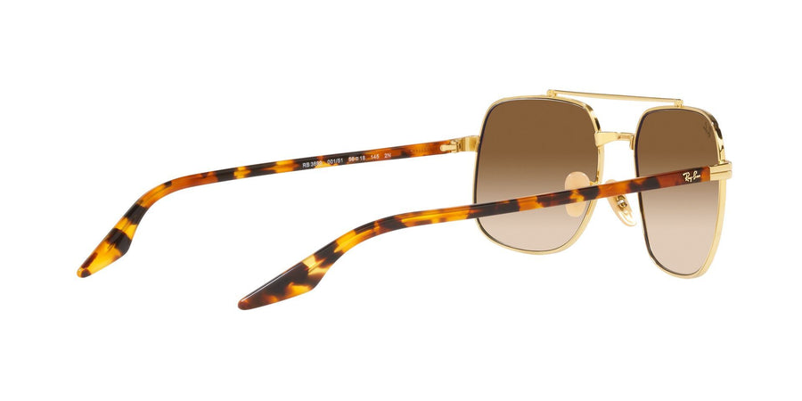 2000'S Vibes RB3699 – Arista / Clear Gradient Brown