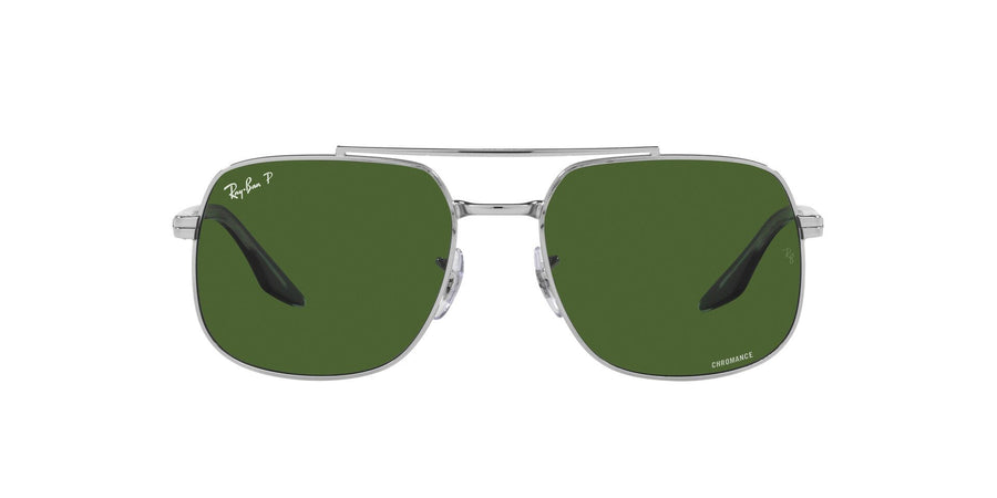 2000'S Vibes RB3699 – Silver / Dark Green Polar