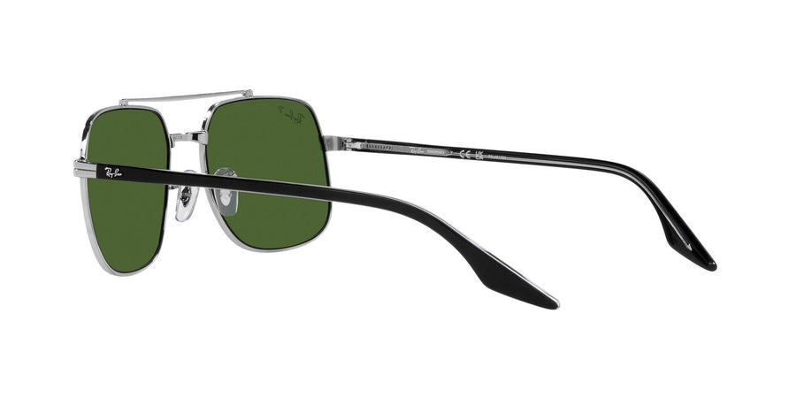 2000'S Vibes RB3699 – Silver / Dark Green Polar