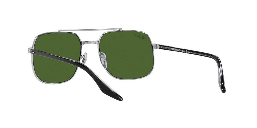 2000'S Vibes RB3699 – Silver / Dark Green Polar