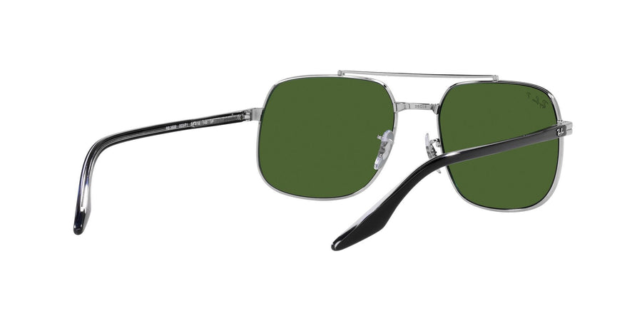 2000'S Vibes RB3699 – Silver / Dark Green Polar