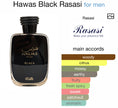 Rasasi Hawas Black