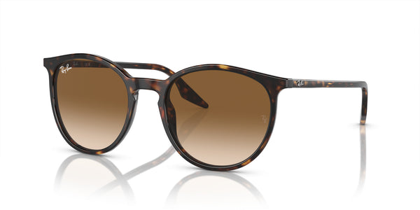 Acetate Unisex Sunglass RB2204 – Havana / Clear Gradient Brown
