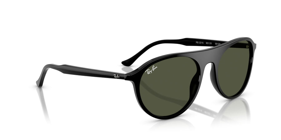 Acetate Unisex Sunglass RB2215 – Black