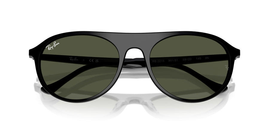 Acetate Unisex Sunglass RB2215 – Black