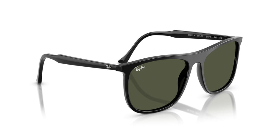 Acetate Unisex Sunglass RB2216 – Black