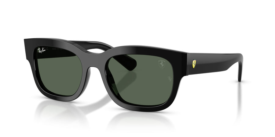 Acetate Unisex Sunglass RB2228M – Black / Dark Green