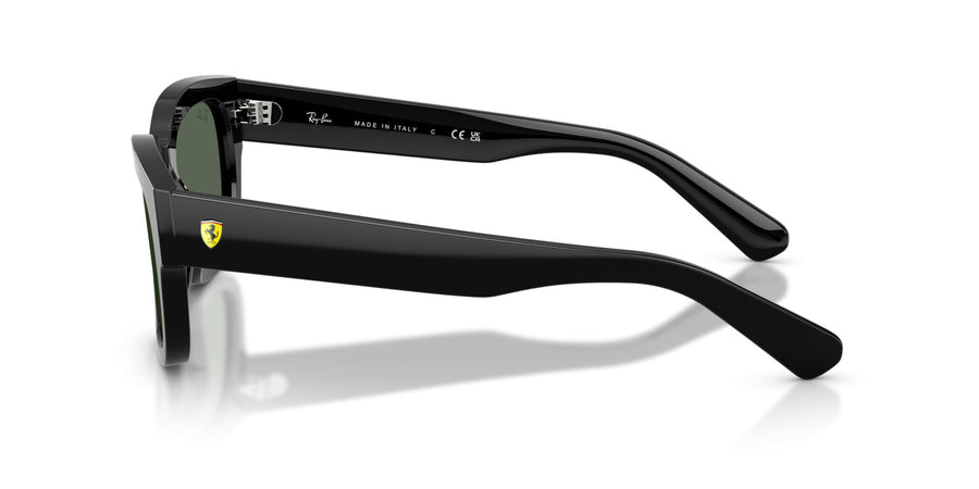 Acetate Unisex Sunglass RB2228M – Black / Dark Green