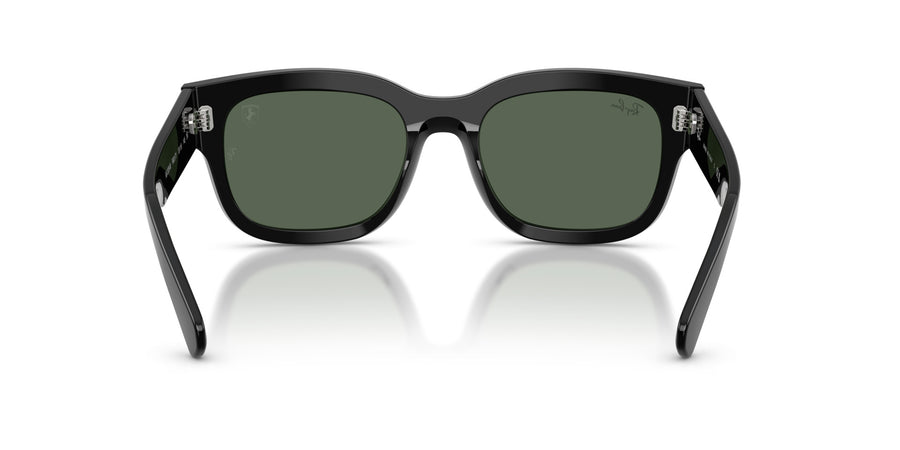 Acetate Unisex Sunglass RB2228M – Black / Dark Green