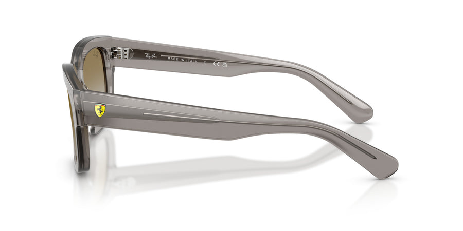 Acetate Unisex Sunglass RB2228M – Grey / Clear Grad Brown Mir Gold