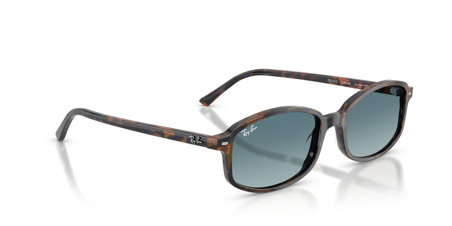 Acetate Unisex Sunglass RB2232 – Yellow / Blue Gradient Grey