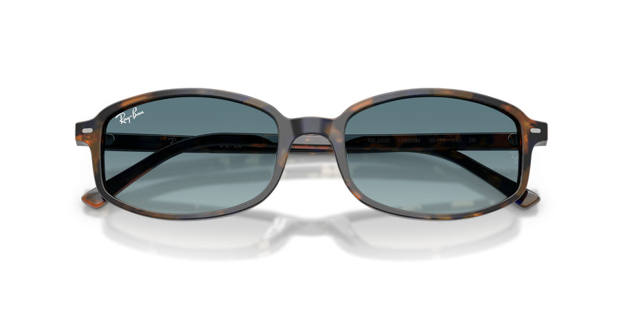 Acetate Unisex Sunglass RB2232 – Yellow / Blue Gradient Grey