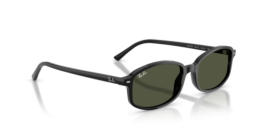 Acetate Unisex Sunglass RB2232 – Black / Green