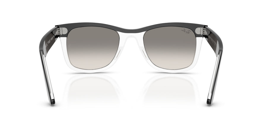 Acetate Unisex Sunglass RB2240 – Black / Clear Gradient Grey