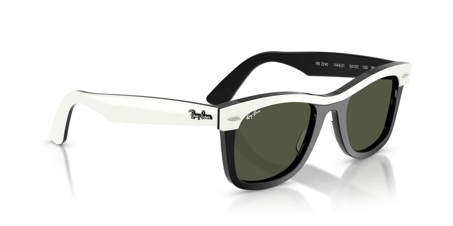 Acetate Unisex Sunglass RB2240 – White / Green