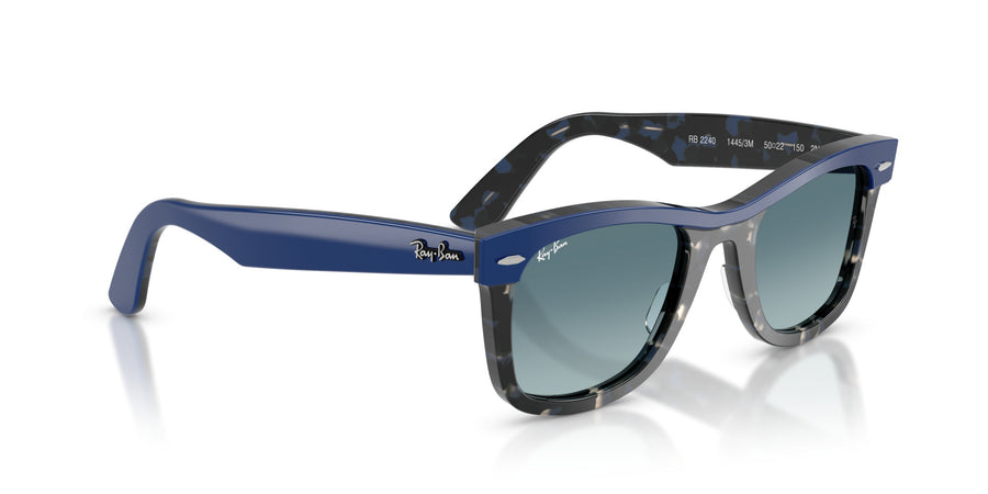 Acetate Unisex Sunglass RB2240 – Blue / Blue Gradient Grey