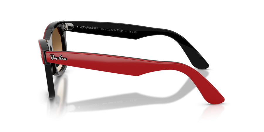 Acetate Unisex Sunglass RB2240 – Red / Clear Gradient Brown