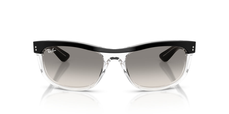 Acetate Unisex Sunglass RB2489 – Black / Clear Gradient Grey