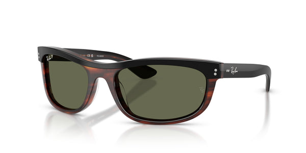 Acetate Unisex Sunglass RB2489 – Black / Green Polar