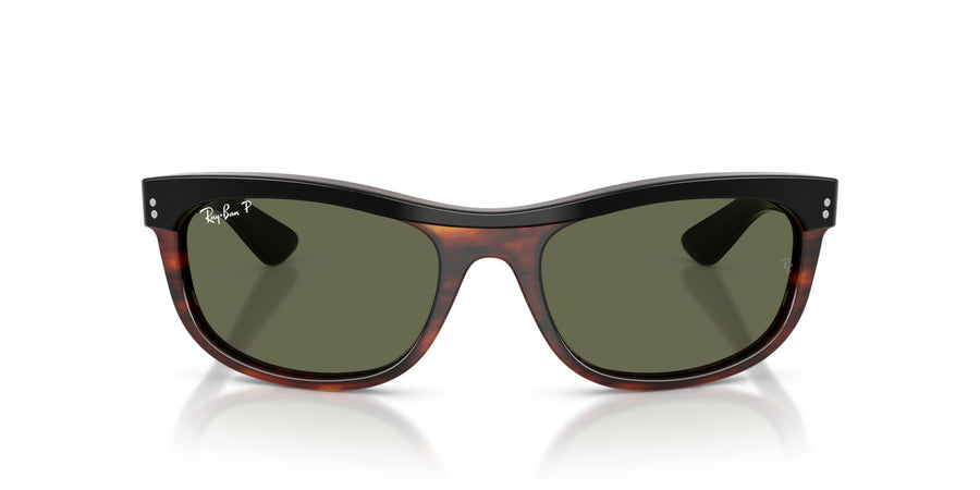 Acetate Unisex Sunglass RB2489 – Black / Green Polar