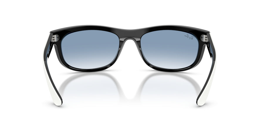 Acetate Unisex Sunglass RB2489 – White / Clear Gradient Blue