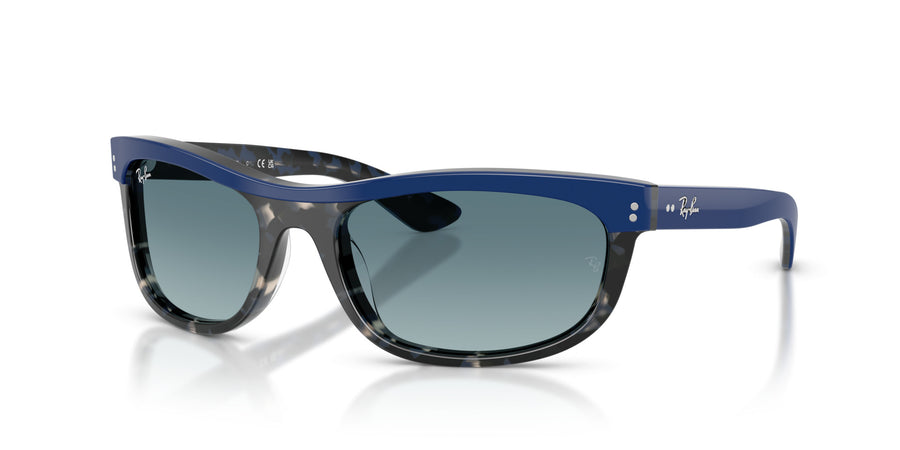 Acetate Unisex Sunglass RB2489 – Blue / Blue Gradient Grey