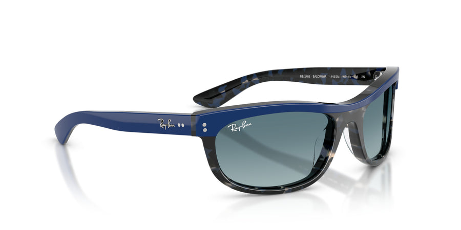 Acetate Unisex Sunglass RB2489 – Blue / Blue Gradient Grey