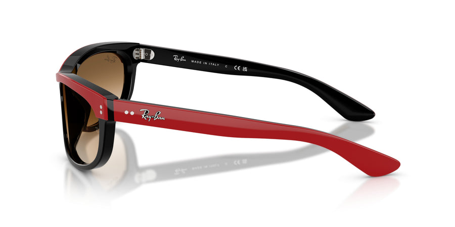 Acetate Unisex Sunglass RB2489 – Red / Clear Gradient Brown