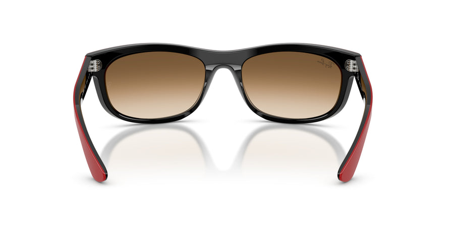 Acetate Unisex Sunglass RB2489 – Red / Clear Gradient Brown