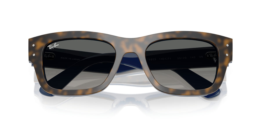 Acetate Unisex Sunglass RB7683S – Havana / Gradient Grey