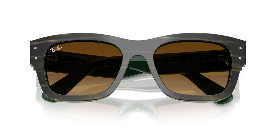 Acetate Unisex Sunglass RB7683S – Green / Gradient Brown