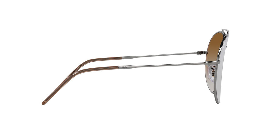 Aviator Reverse RBR0101S – Gunmetal / Clear Gradient Brown