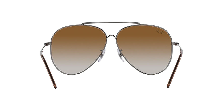 Aviator Reverse RBR0101S – Gunmetal / Clear Gradient Brown