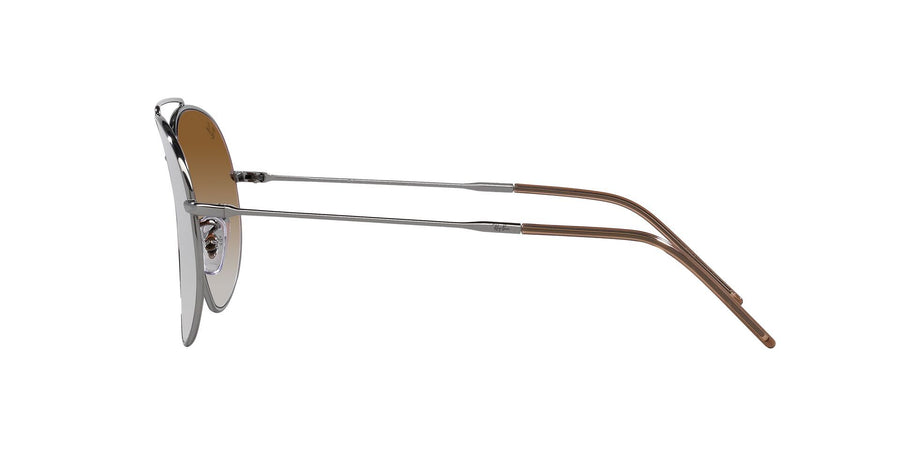 Aviator Reverse RBR0101S – Gunmetal / Clear Gradient Brown