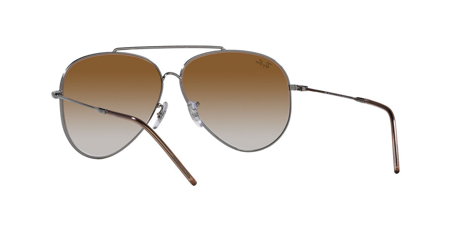 Aviator Reverse RBR0101S – Gunmetal / Clear Gradient Brown