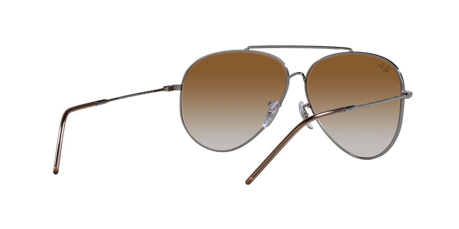 Aviator Reverse RBR0101S – Gunmetal / Clear Gradient Brown