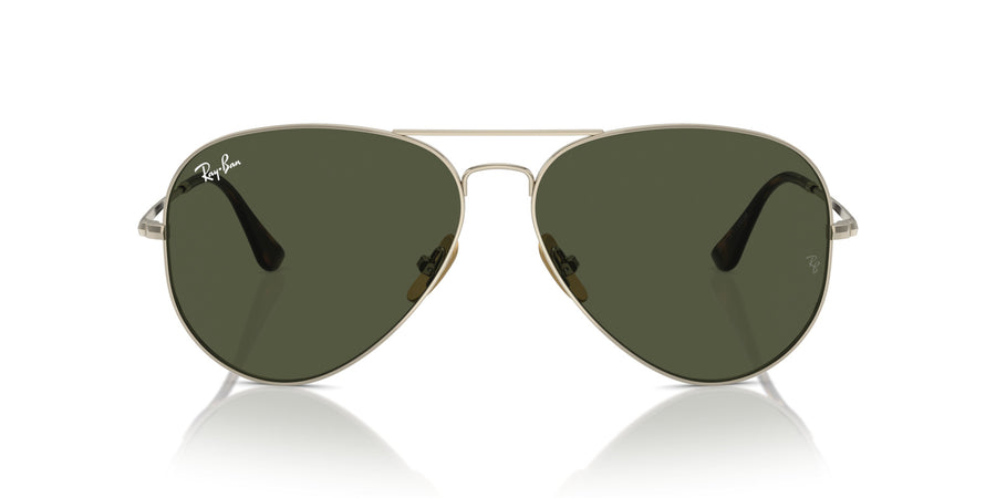 Aviator Titanium RB8089 – Gold / Green