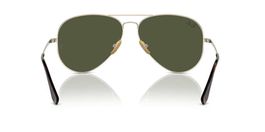 Aviator Titanium RB8089 – Gold / Green