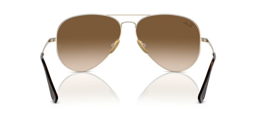 Aviator Titanium RB8089 – Gold / Clear Gradient Brown