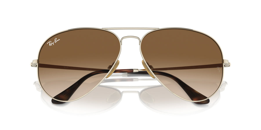 Aviator Titanium RB8089 – Gold / Clear Gradient Brown