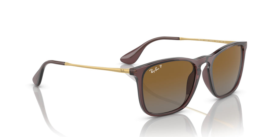 Chris RB4187 – Grey Gradient Brown Polar