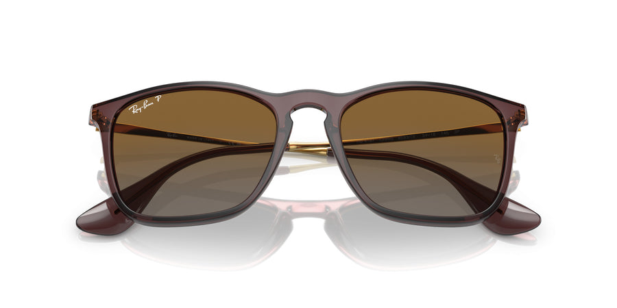 Chris RB4187 – Grey Gradient Brown Polar