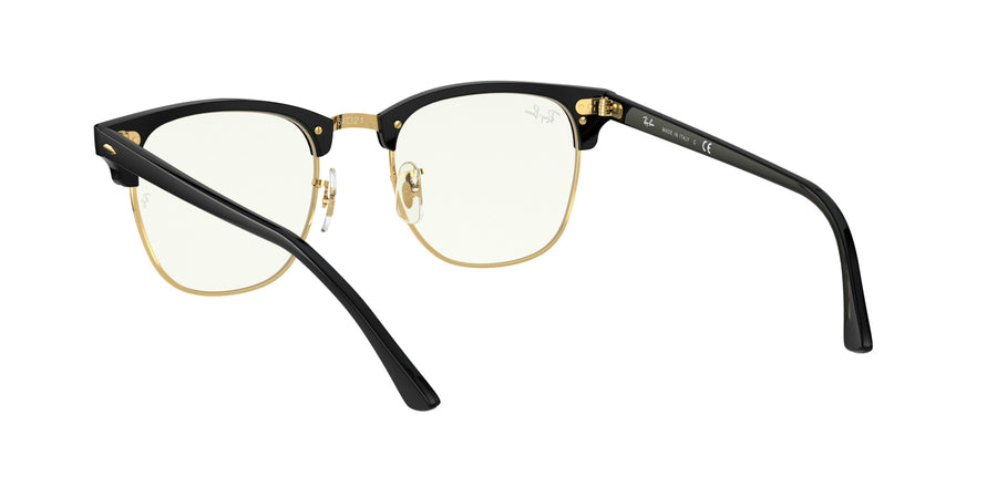 Clubmaster Blue-Light Clear RB3016 – Black / Clear Blue