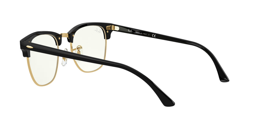 Clubmaster Blue-Light Clear RB3016 – Black / Clear Blue