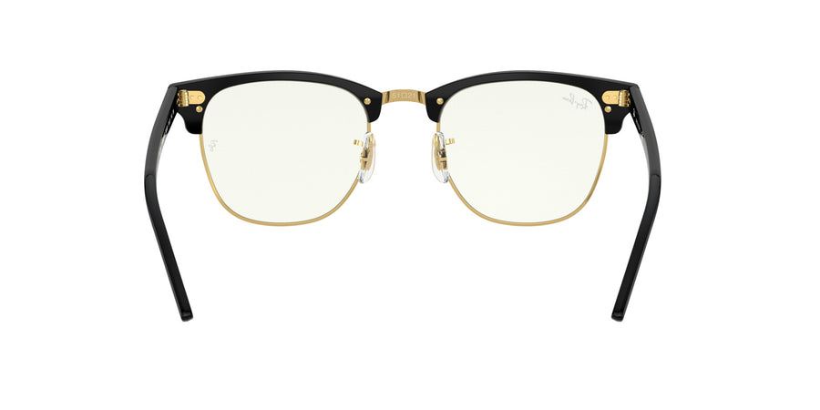 Clubmaster Blue-Light Clear RB3016 – Black / Clear Blue