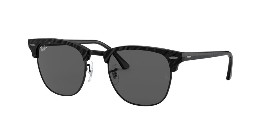 Clubmaster Marble RB3016 – Wrinkled Black / Dark Grey