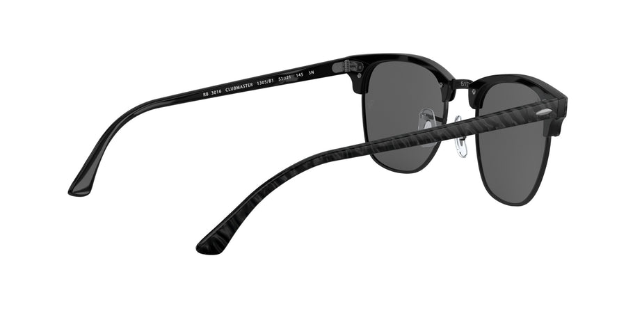 Clubmaster Marble RB3016 – Wrinkled Black / Dark Grey